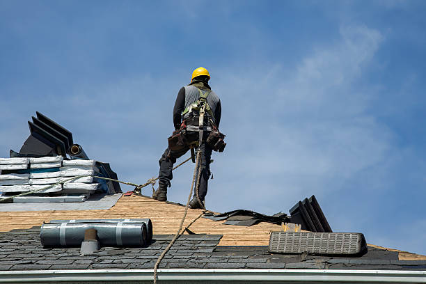 Professional Roof Replacement technician working in Linden, NC